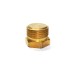 Brass Plug Adapter Hex Male End.